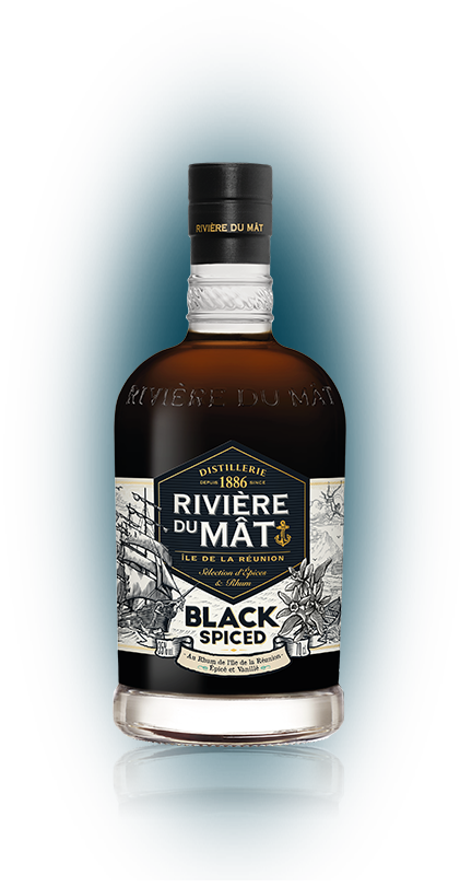 Rhum black spiced Rivière du Mat 35° - 70cl